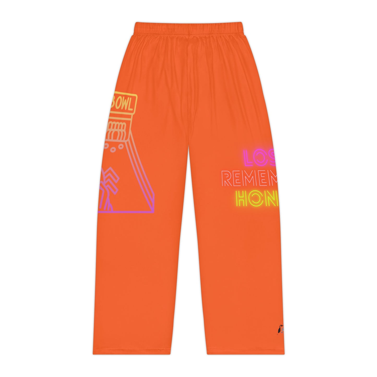 Women's Pajama Pants: Bowling Orange