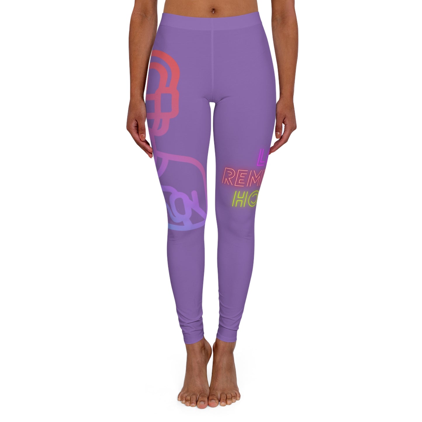 Women's Spandex Leggings: Gaming Lite Purple