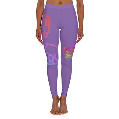 Women's Spandex Leggings: Gaming Lite Purple