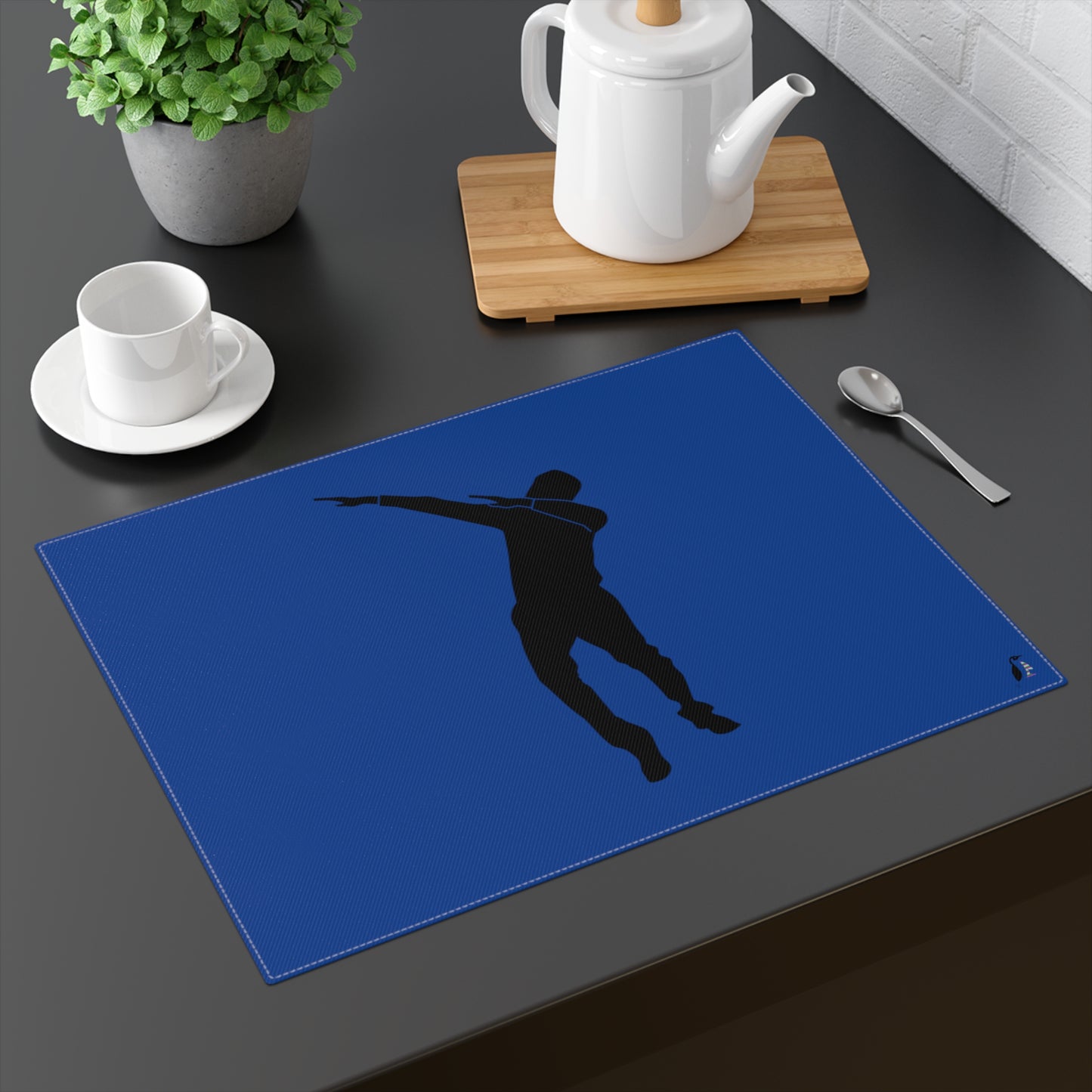 Placemat, 1pc: Dance Dark Blue