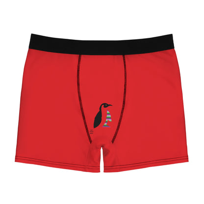 Men's Boxer Briefs: Weightlifting Red