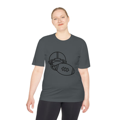 Moisture Wicking Tee: Football #1