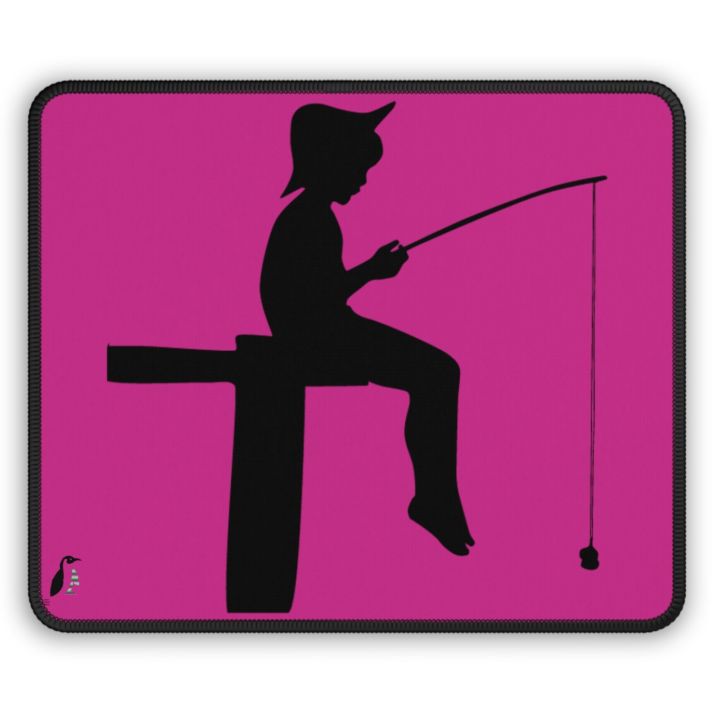 Gaming Mouse Pad: Fishing Pink