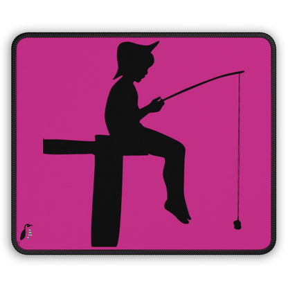 Gaming Mouse Pad: Fishing Pink