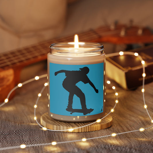 Scented Candle, 9oz: Skateboarding Turquoise