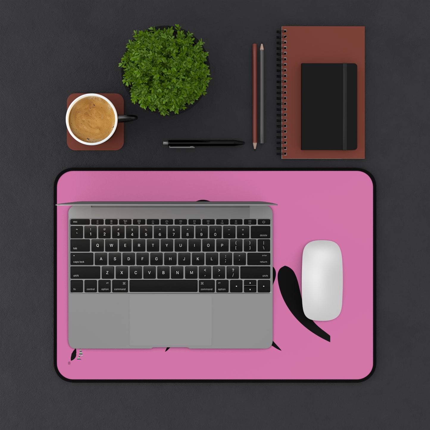 Desk Mat: Wrestling Lite Pink