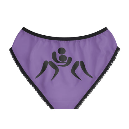 Women's Briefs: Wrestling Lite Purple