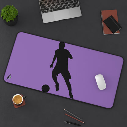 Desk Mat: Soccer Lite Purple