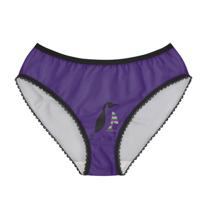 Women's Briefs: Basketball Purple