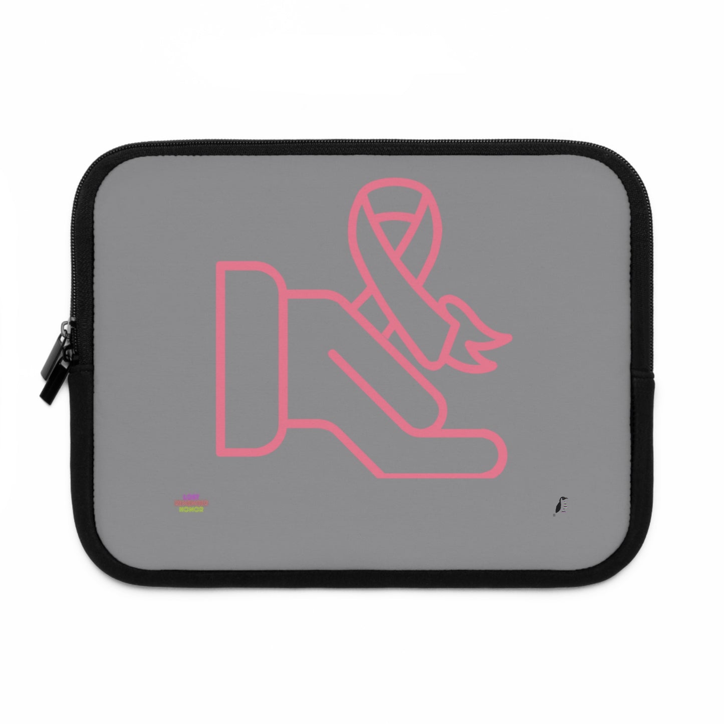 Laptop Sleeve: Fight Cancer Grey