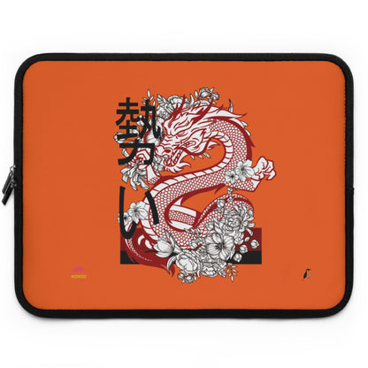 Laptop Sleeve: Dragons Orange