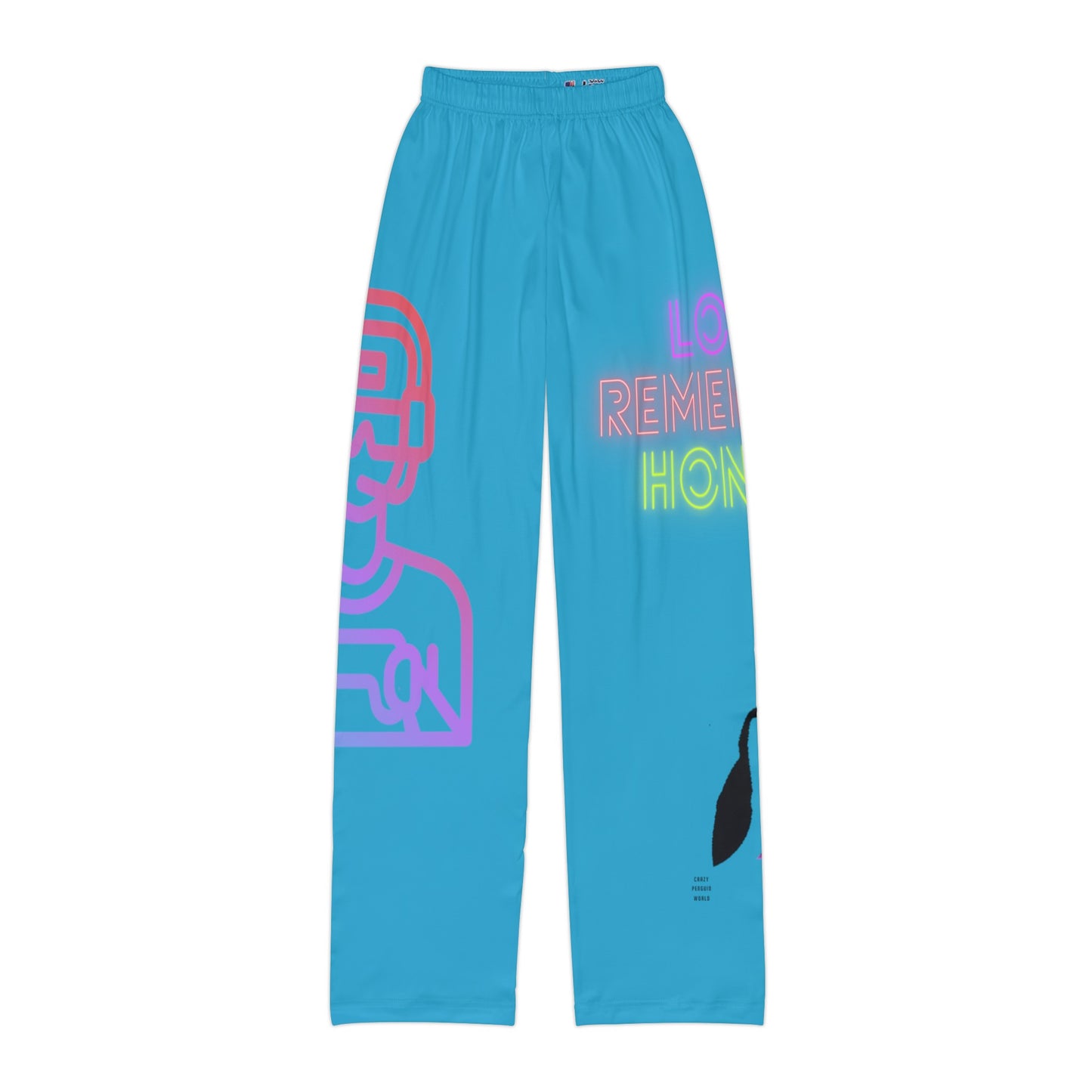 Kids Pajama Pants: Gaming Turquoise