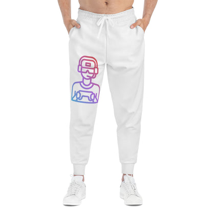 Athletic Joggers: Gaming White