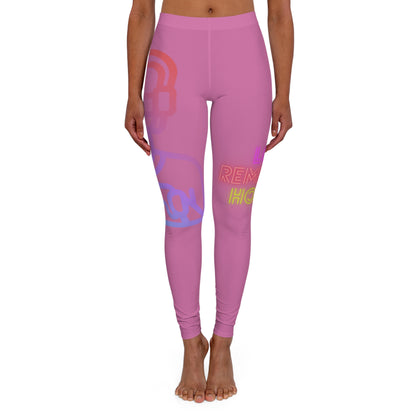 Women's Spandex Leggings: Gaming Lite Pink