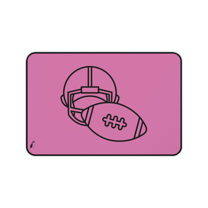 Desk Mat: Football Lite Pink