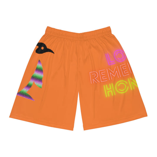 Basketball Shorts: Crazy Penguin World Logo Crusta