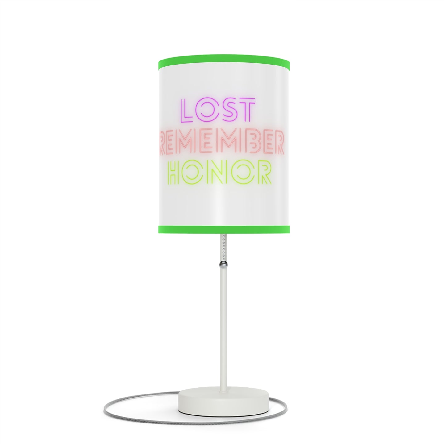 Lamp on a Stand, US|CA plug: Lost Remember Honor White 