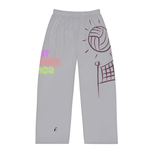 Men's Pajama Pants: Volleyball Lite Grey