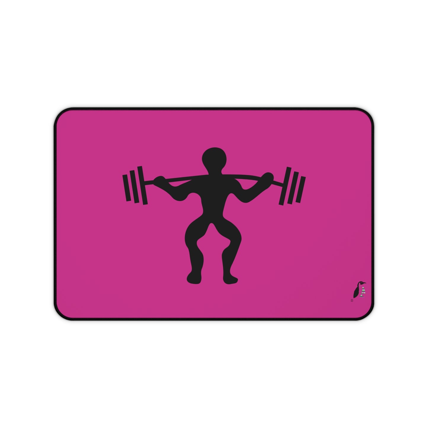 Desk Mat: Weightlifting Pink