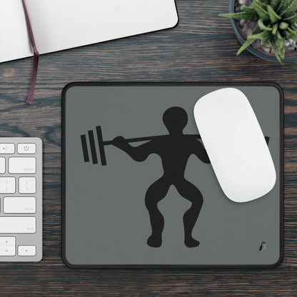 Gaming Mouse Pad: Weightlifting Dark Grey