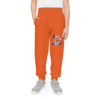 Youth Joggers: Dragons Orange