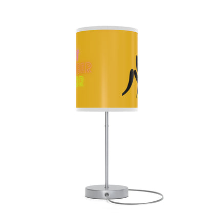 Lamp on a Stand, US|CA plug: Wrestling Yellow