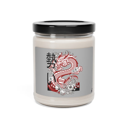 Scented Soy Candle, 9oz: Dragons Lite Grey