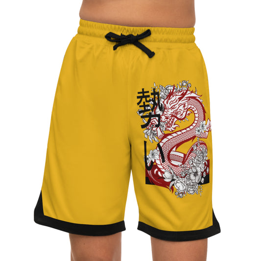 Basketball Rib Shorts: Dragons Yellow