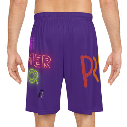 Basketball Shorts: LGBTQ Pride Purple