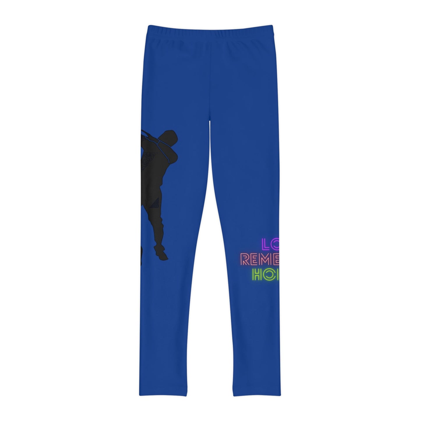 Youth Full-Length Leggings: Dance Dark Blue