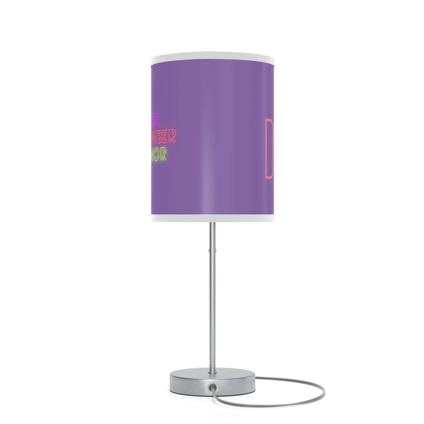 Lamp on a Stand, US|CA plug: Fight Cancer Lite Purple 