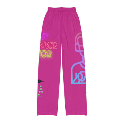 Kids Pajama Pants: Gaming Pink