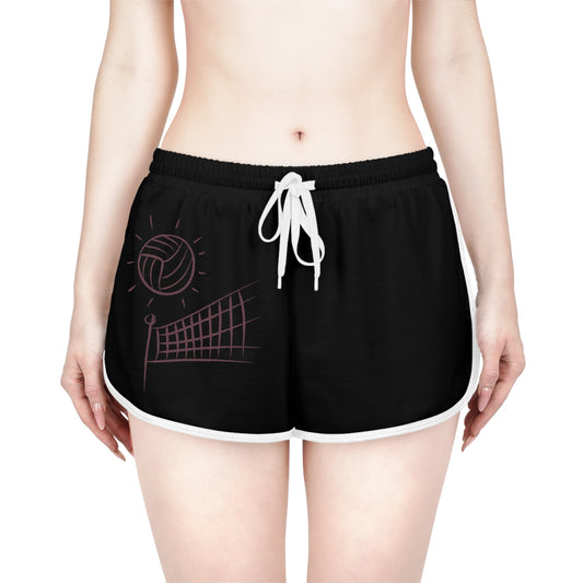 Women's Relaxed Shorts: Volleyball Black