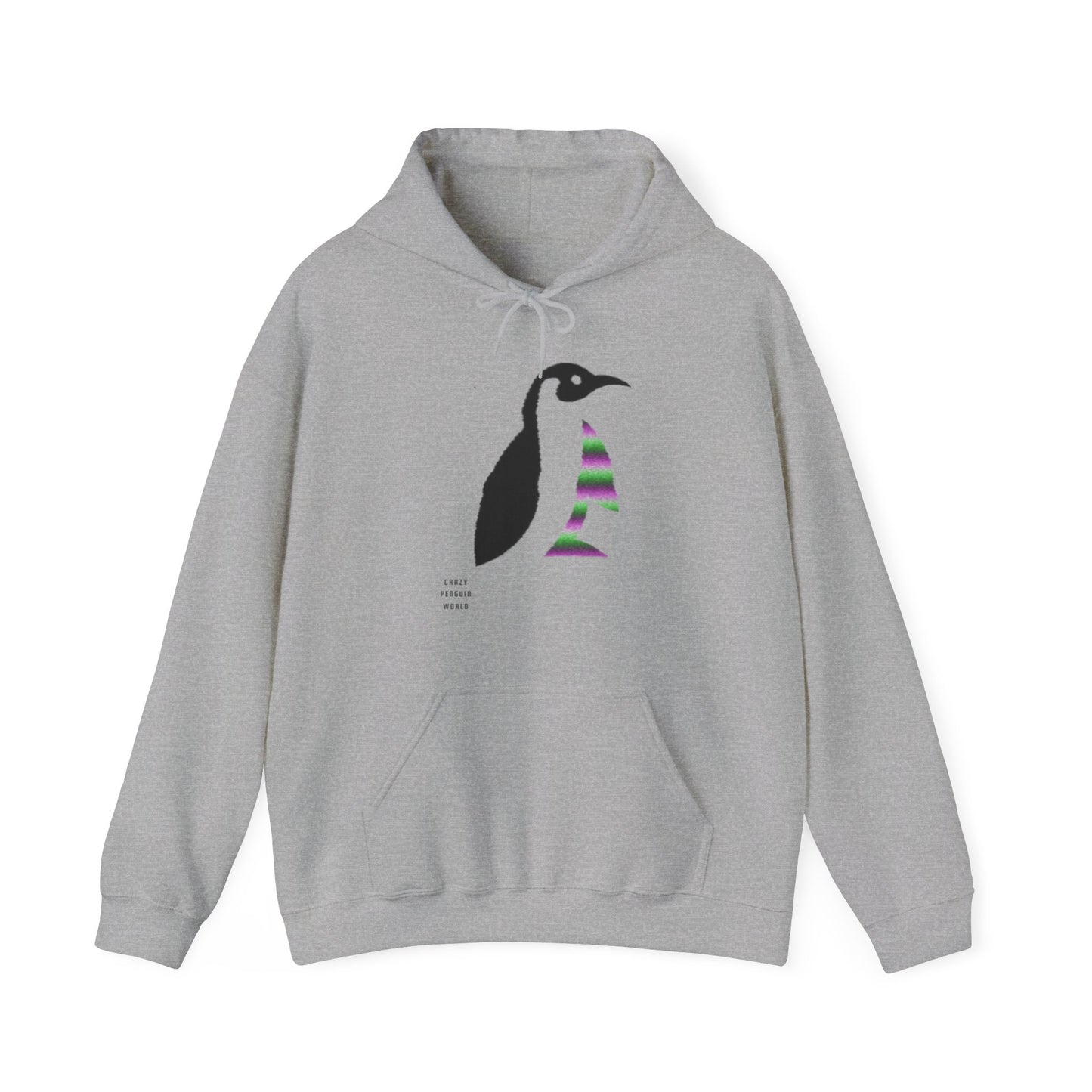 Heavy Blend™ Hooded Sweatshirt: Crazy Penguin World Logo #1