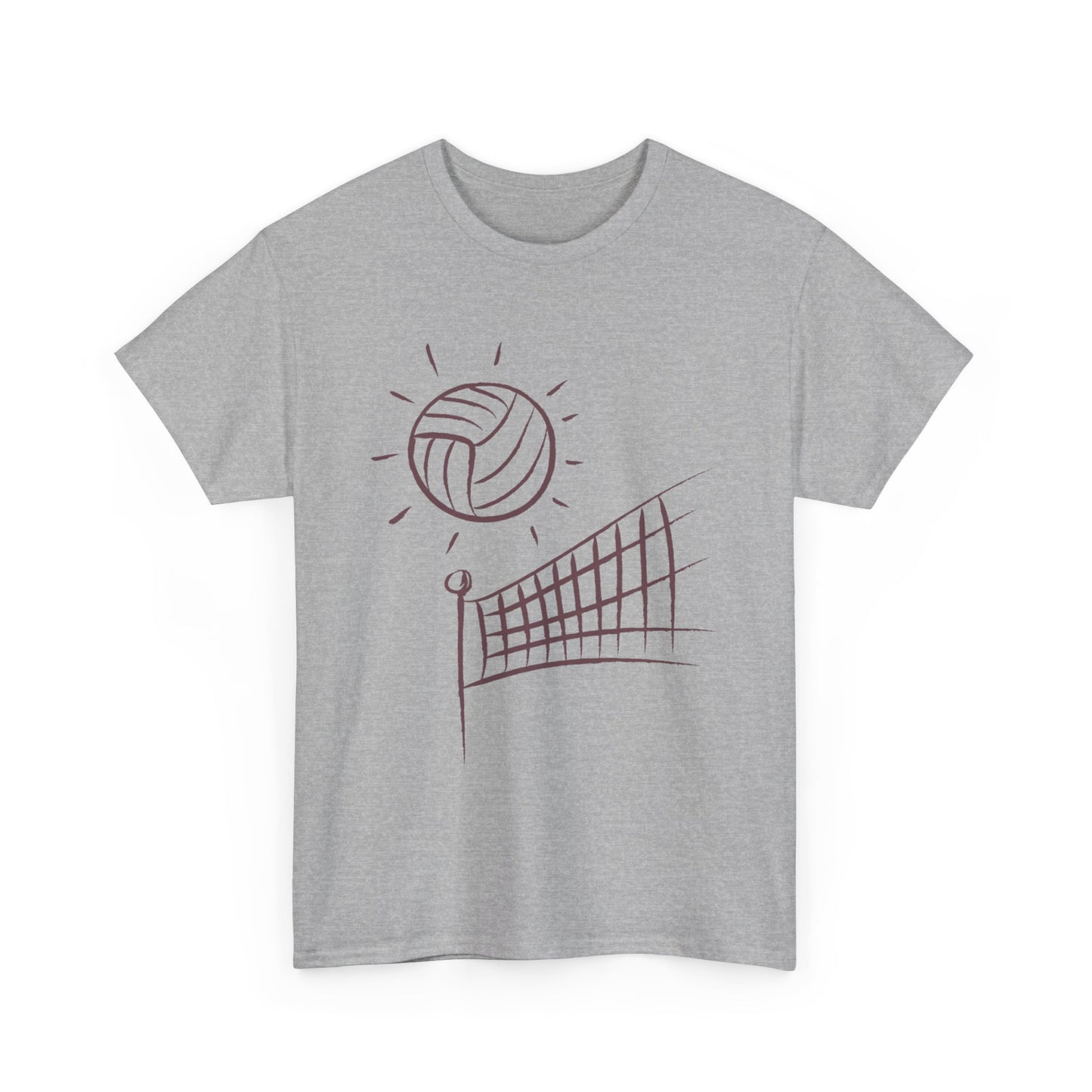 Heavy Cotton Tee: Volleyball #1