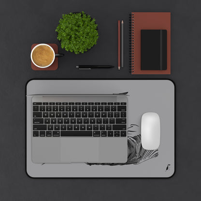 Desk Mat: Writing Grey