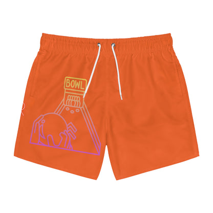 Swim Trunks: Bowling Orange