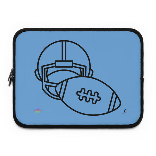 Laptop Sleeve: Football Lite Blue