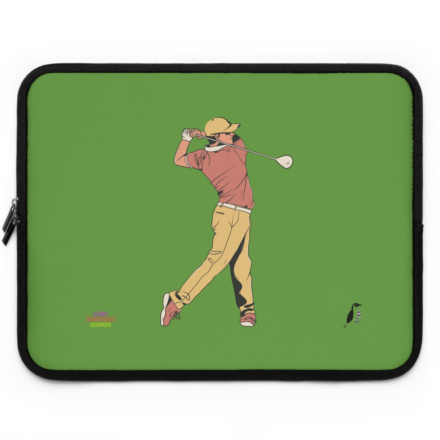 Laptop Sleeve: Golf Green