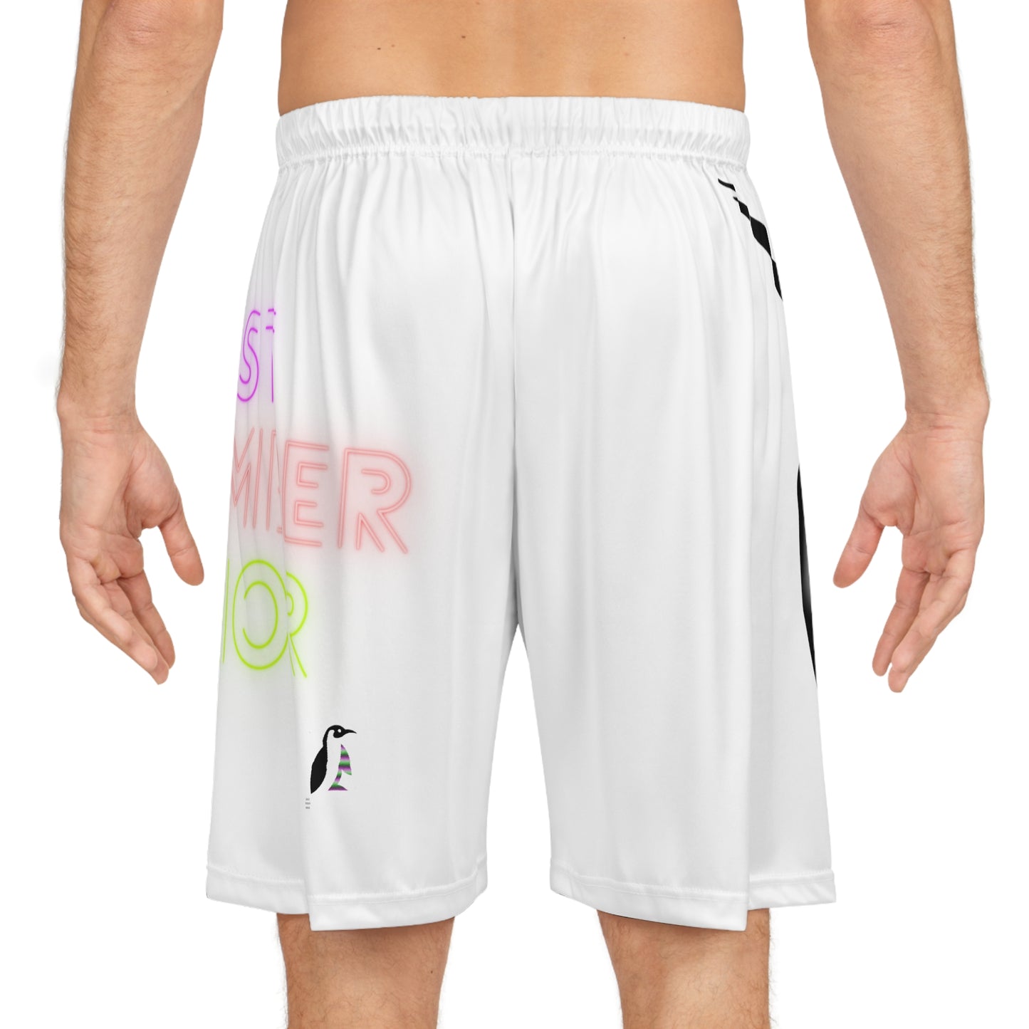 Basketball Shorts: Dance White