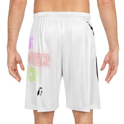 Basketball Shorts: Dance White