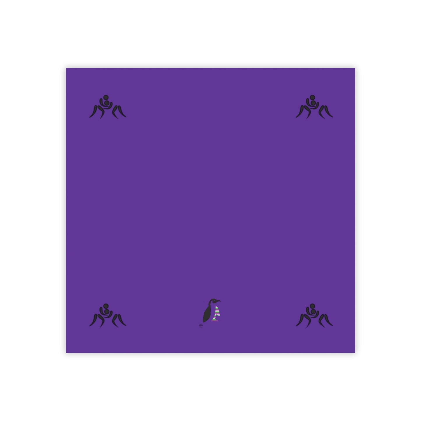 Post-it® Note Pads: Wrestling Purple