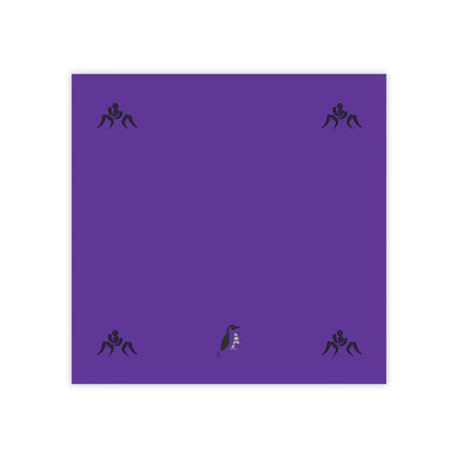 Post-it® Note Pads: Wrestling Purple