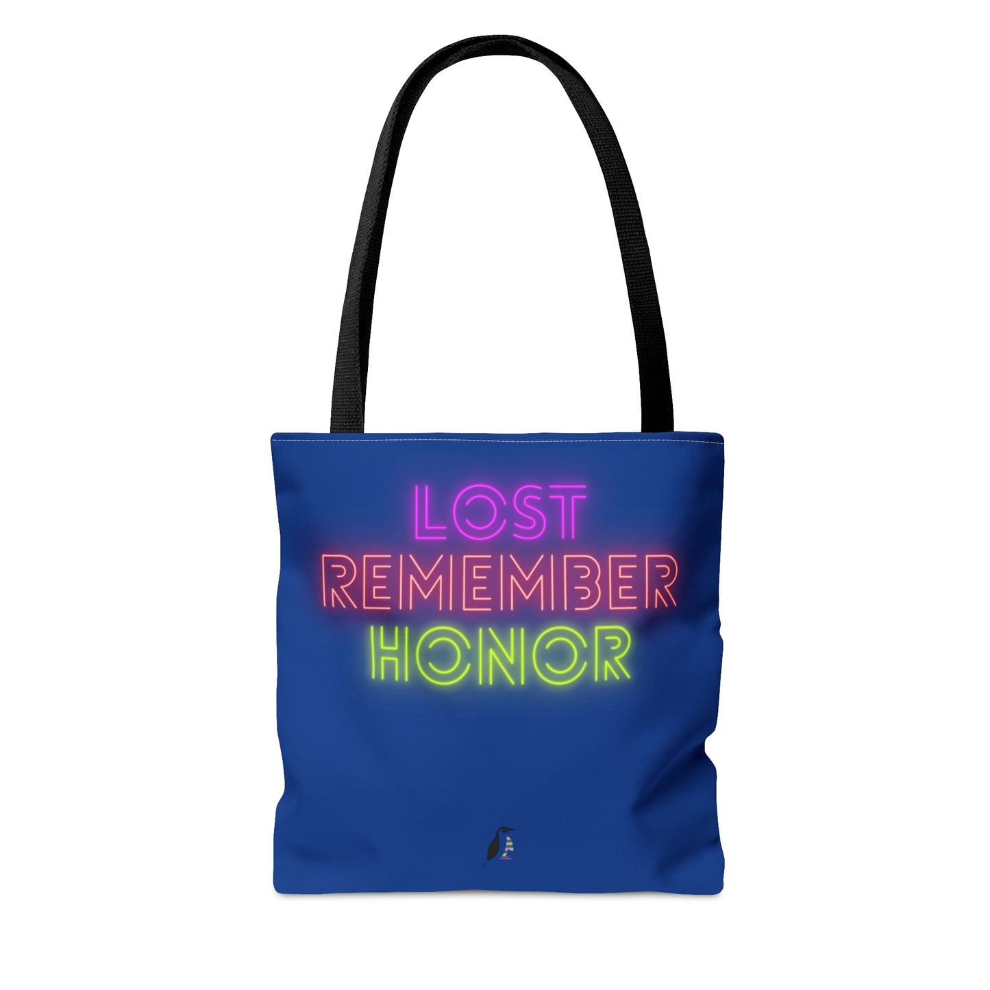 Tote Bag: Music Dark Blue