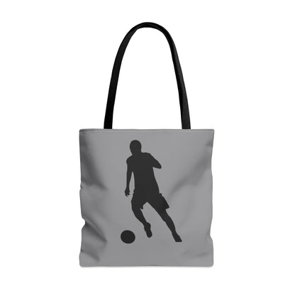 Tote Bag: Soccer Grey