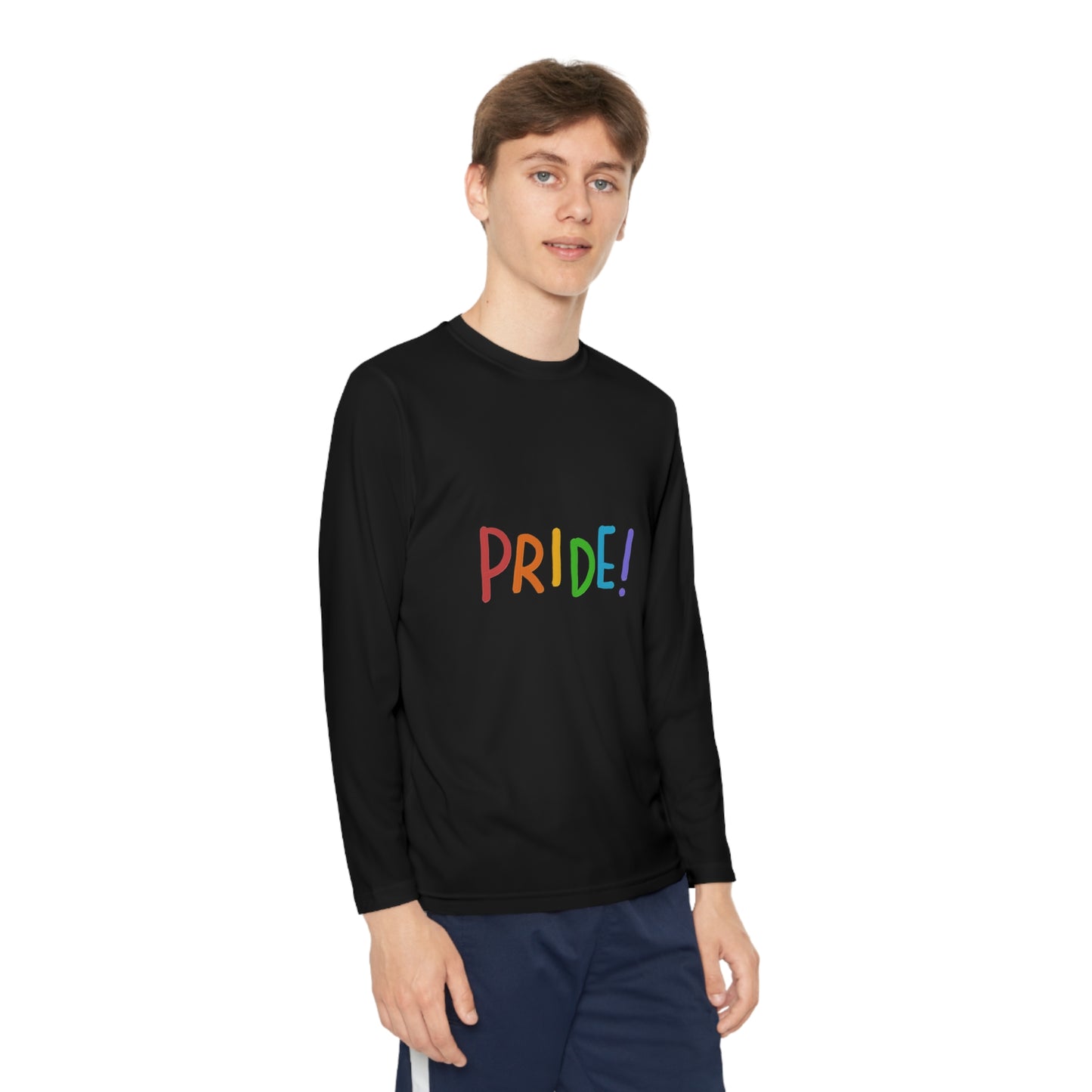 Youth Long Sleeve Competitor Tee: LGBTQ Pride