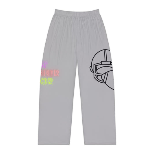 Pambabaeng Pajama Pants: Football Lite Gray 