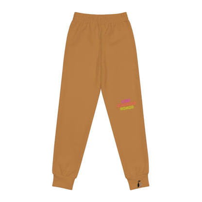 Youth Joggers: Music Lite Brown