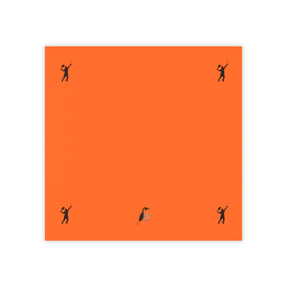 Post-it® Note Pads: Tennis Orange