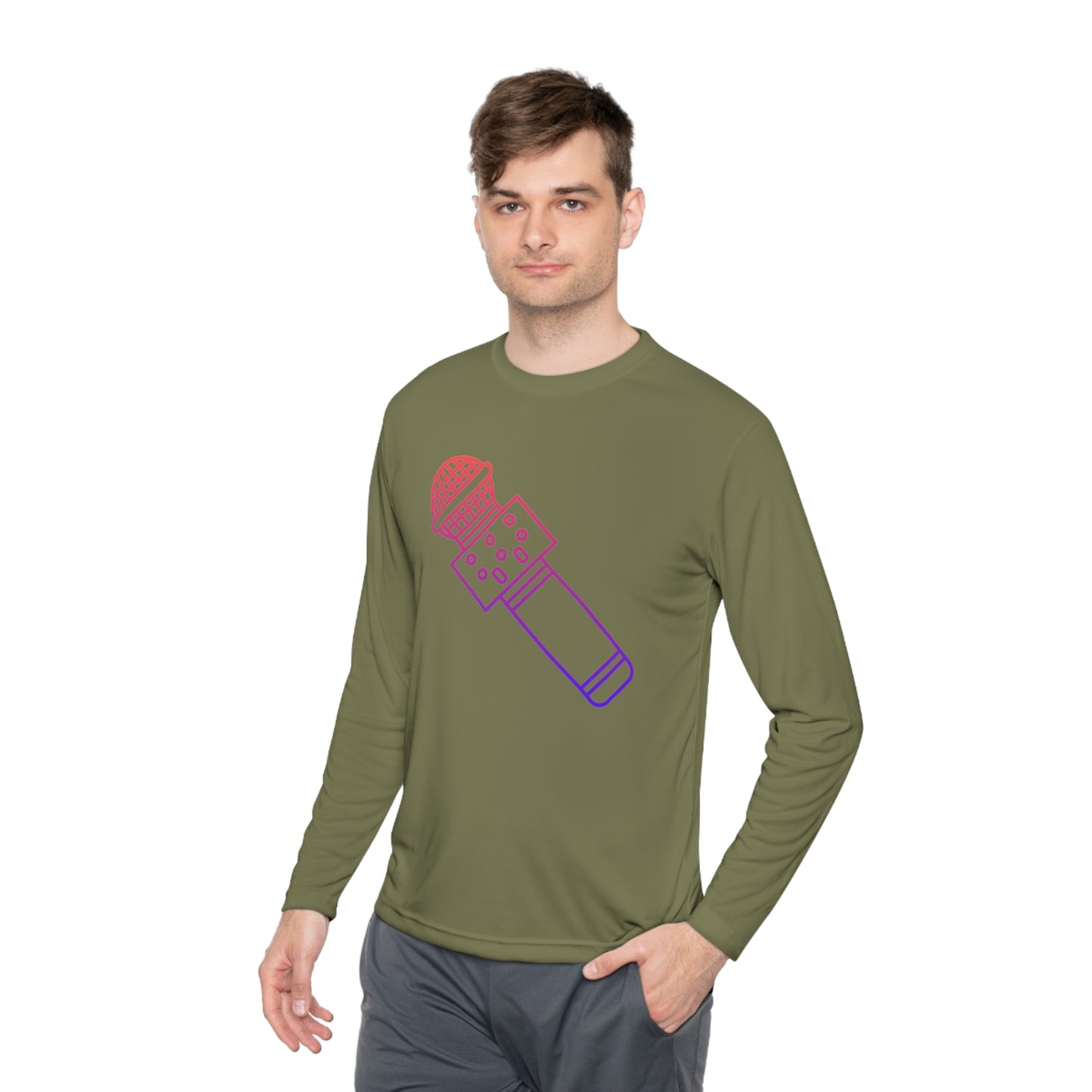 Lightweight Long Sleeve Tee: Music #2